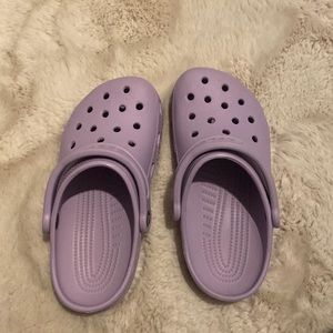 Purple Crocs